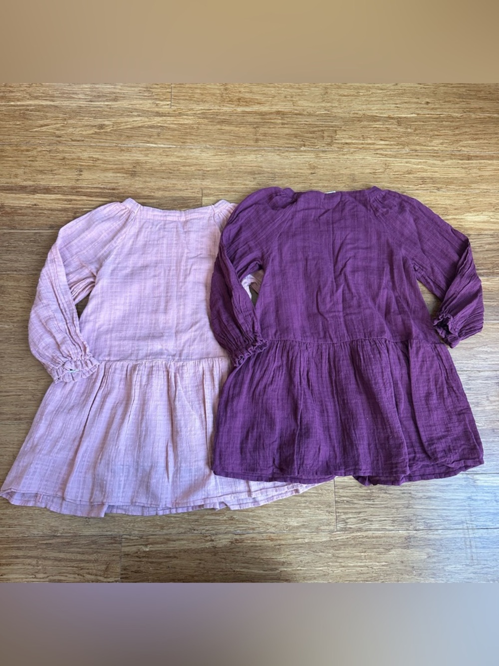 COTTON‎ ON Kids Gauze Long Sleeve Button-Front Dresses - Picture 5 of 5